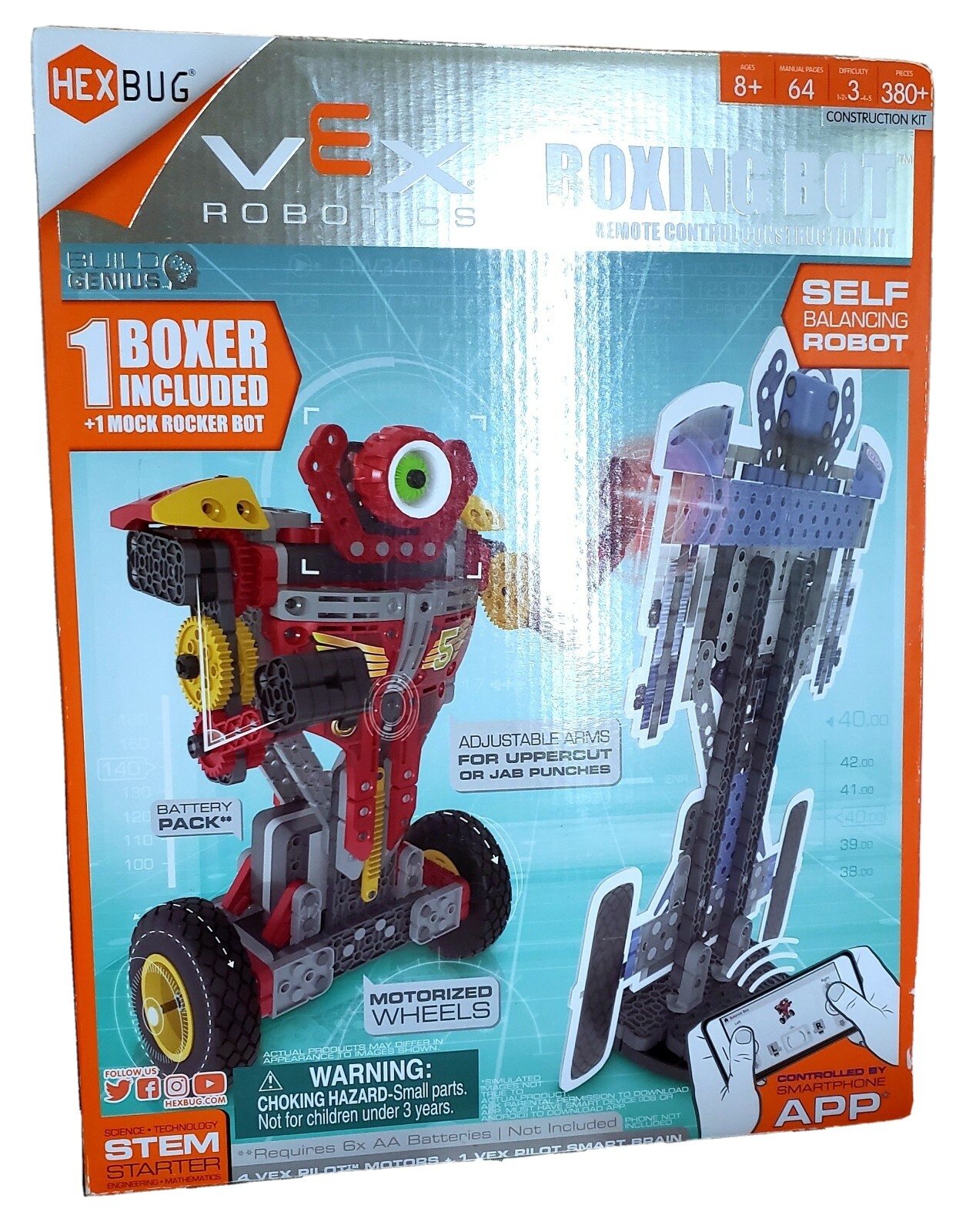 hexbug vex robotics boxing bots rc construction kit
