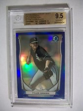 TYLER DANISH 2014 Bowman Chrome Draft Blue Refractor CTP48 BGS GEM MINT 9.5 RC