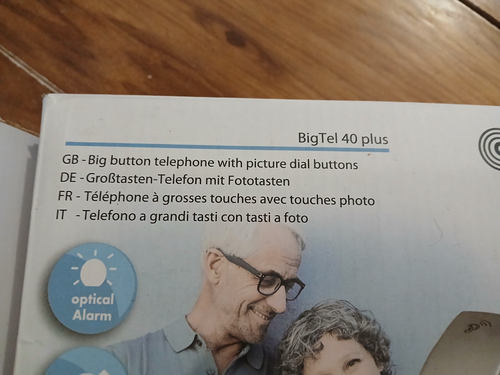 Amplicomms BigTel 40 PLUS Big Button Phone Landline Extra Loud Hard of Hearing - Zdjęcie 4 z 11