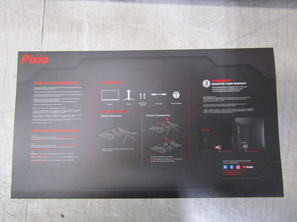 Pixio PX279 Prime 27in 240Hz Fast IPS 1ms HDR 1080p FreeSync IPS Gaming Monitor - Image 2 of 4