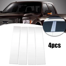 4X For Ford Door F150 Post Pillar Trim Window Cover Accessories 2004-2014 Chrome