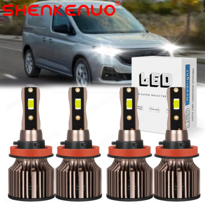 For Ford Transit Connect 2014 2015-2018 4x LED Headlight high low beam Bulbs Kit