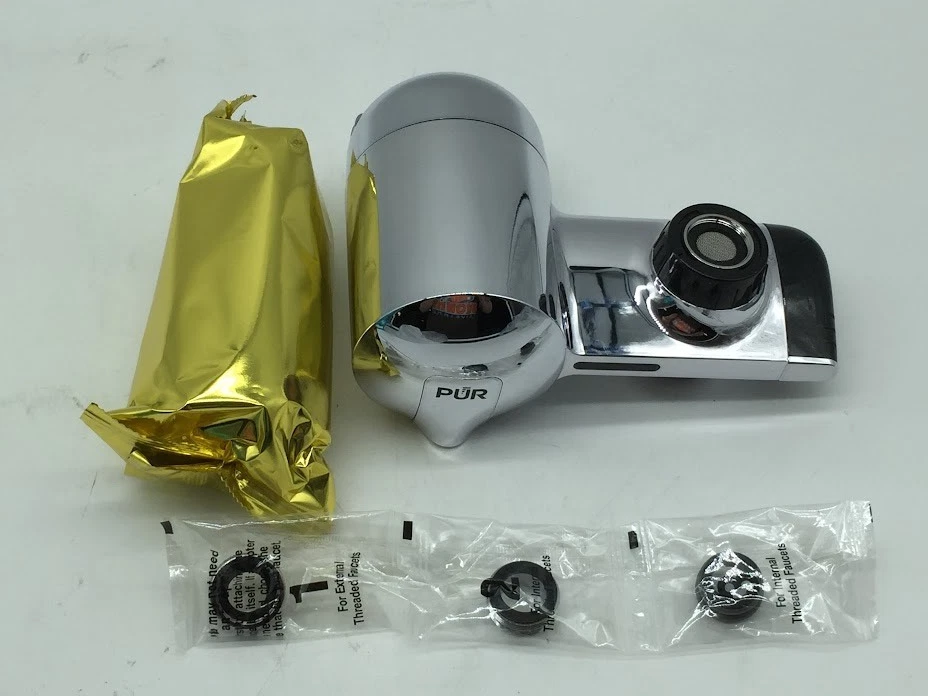 PUR PLUS Faucet Mount Filtration System, Chrome with Water Filter Cartridge - Image 4 of 4
