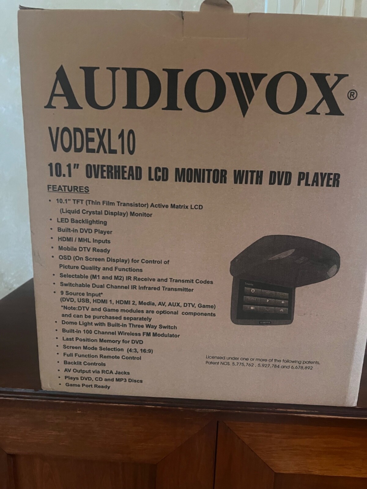 Audiovox VODEXL 10" Ceiling Mount DVD player
