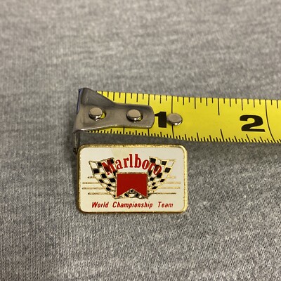 Vintage Marlboro World Championship Team Racing Lapel Shirt Pin | eBay