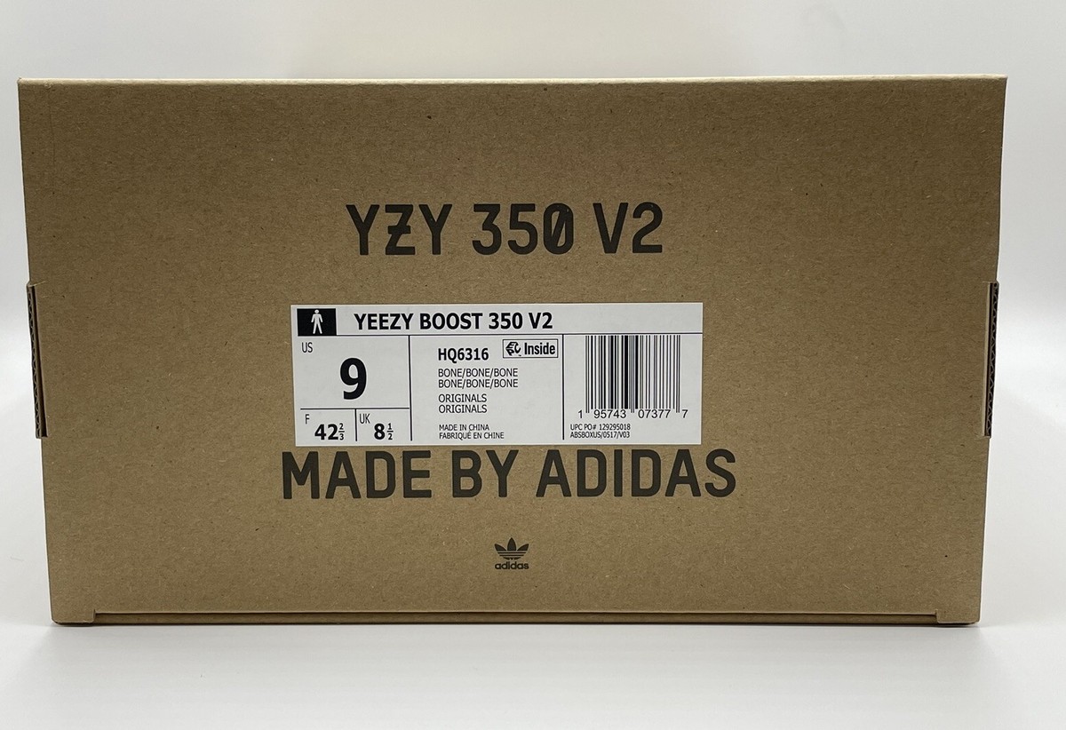 Size 9 - adidas Yeezy Boost 350 V2 Bone (HQ6316) | eBay Size 9 - adidas Yeezy Boost 350 V2 Bone (HQ6316) | eBay