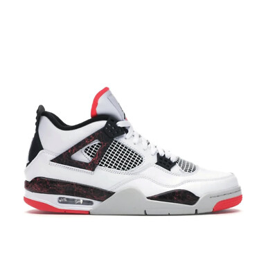 NIKE AIR JORDAN 4 RETRO FLIGHT NOSTALGIA SIZE 10 WHT/BLK 1 3 9 11 