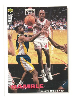 1995-96 UD Collector's Choice NBA Miami Heat Kevin Gamble