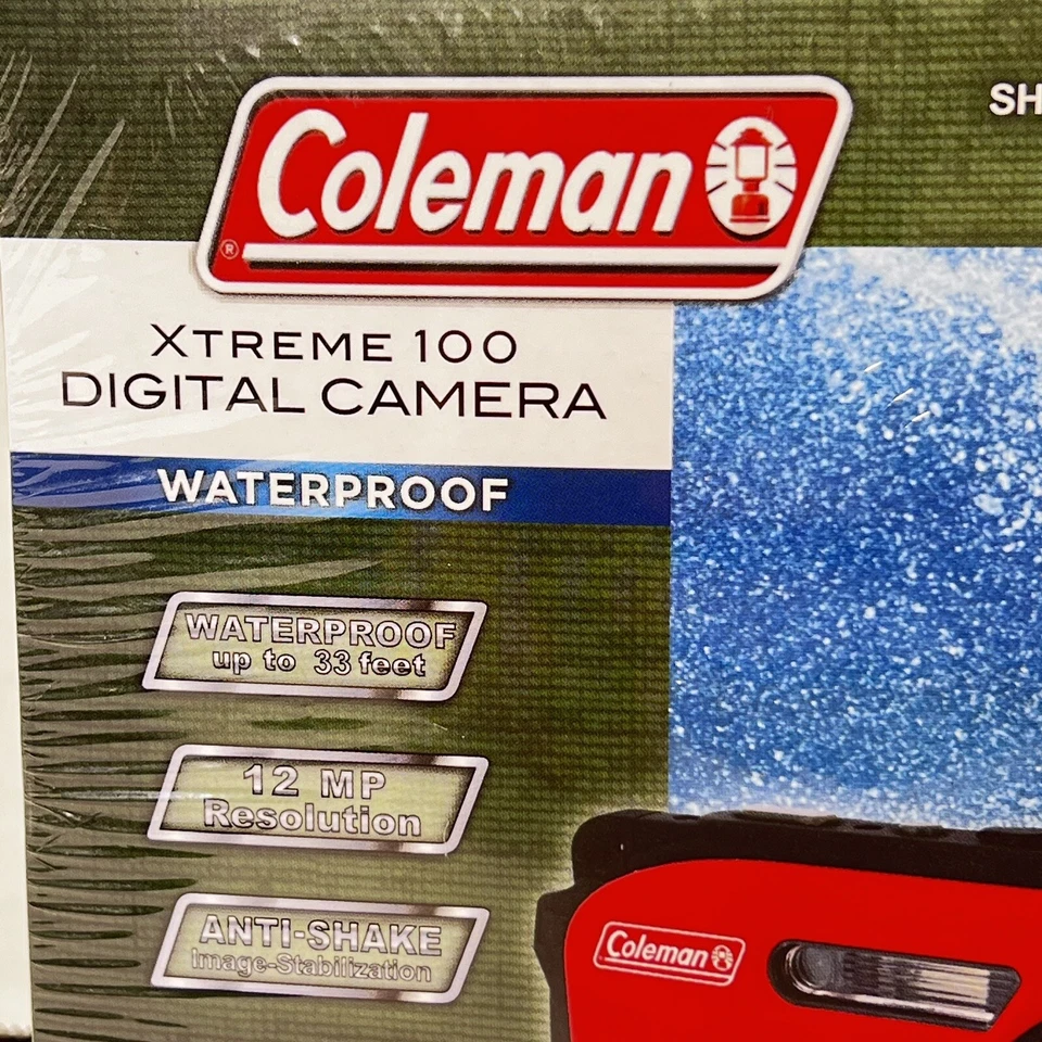 Cámara digital Coleman Xtreme 12 MP impermeable, anti-vibración y a prueba de polvo, negra Foto 2 de 4
