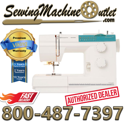 Husqvarna Viking Emerald 116 Sewing Machine New | eBay