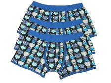 Mens 3 pack Boxer Shorts Robots Design Bargain Value Deal Christmas