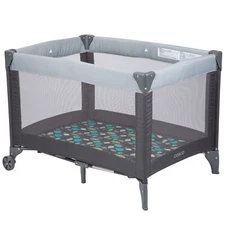 Cosco Kids Funsport Portable Compact Baby Play Yard with Carry Bag, Seedling