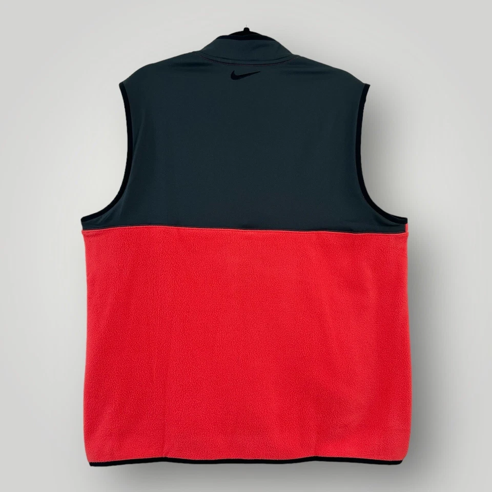 NUEVO $65 Nike Therma-Fit Victory Polar Rojo Chaleco de Golf para Hombres L DA2905-631 NUEVO CON ETIQUETAS Foto 3 de 4