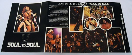 1971 distributor movie promo ~ SOUL TO SOUL ~ Wilson Pickett, Tina Turner 