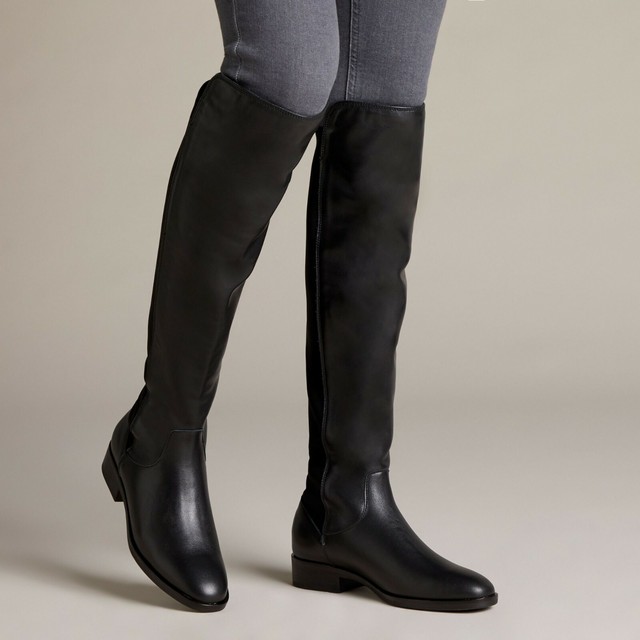 clarks long boots sale