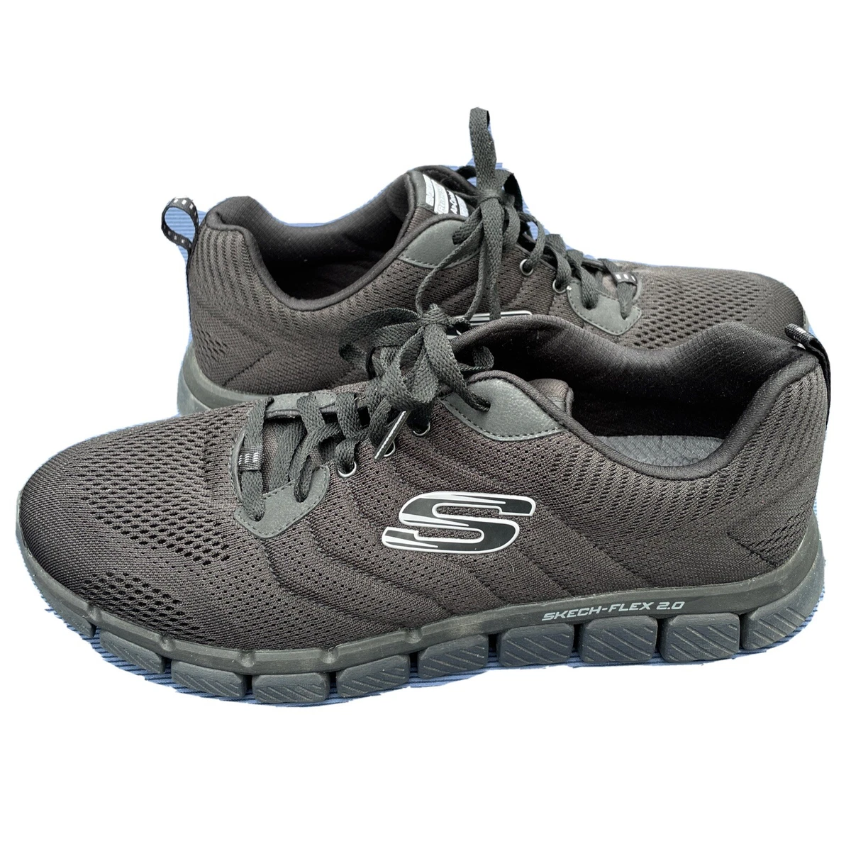 Skechers 52619 Men s Skech Flex 2.0 Black Running Shoes Sneakers Size 11.5