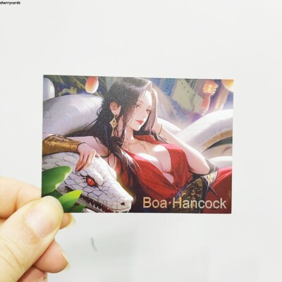 One Piece Metal Doujin Card Boa Hancock Series 21 Goddess Stroy Waifu Custom DIY