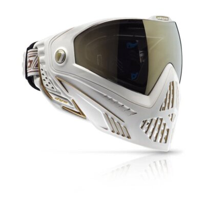 Dye i5 2.0 Paintball Goggle Mask With Gold Lens - White / Gold | eBay