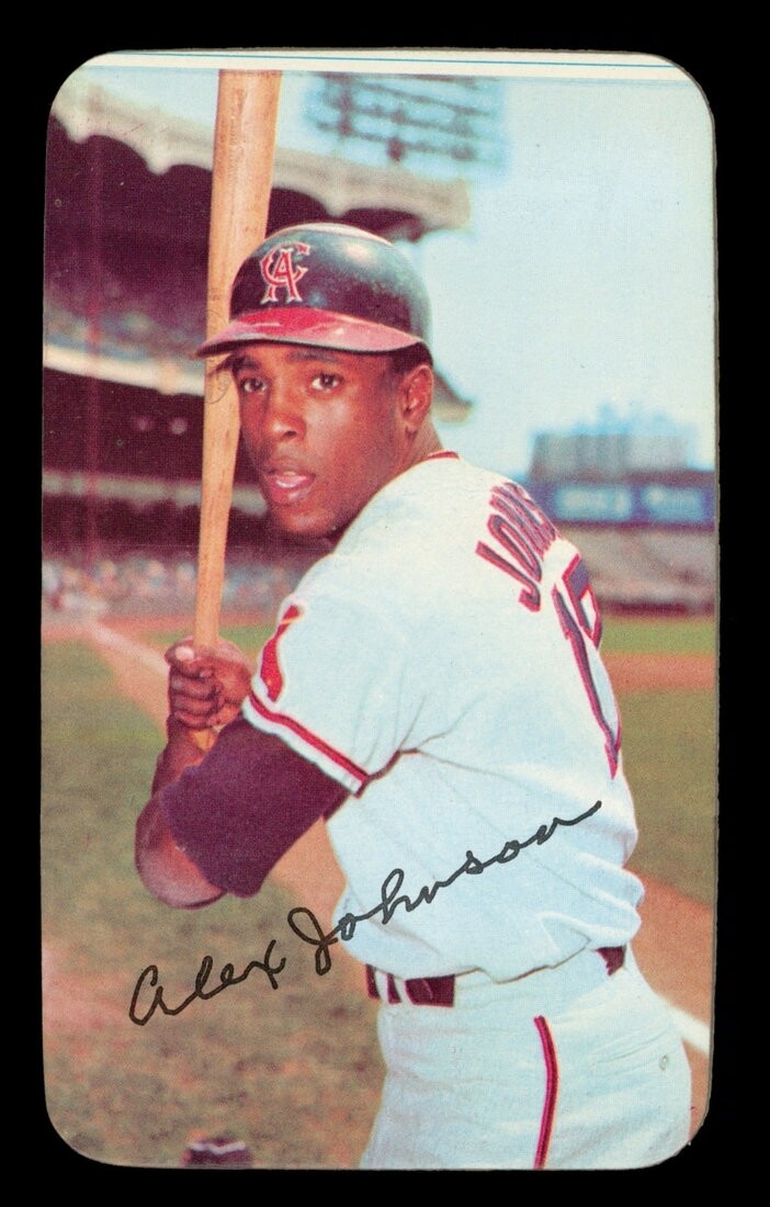 1971 Topps Super Set-Break #  8 Alex Johnson EX-EXMINT *GMCARDS*