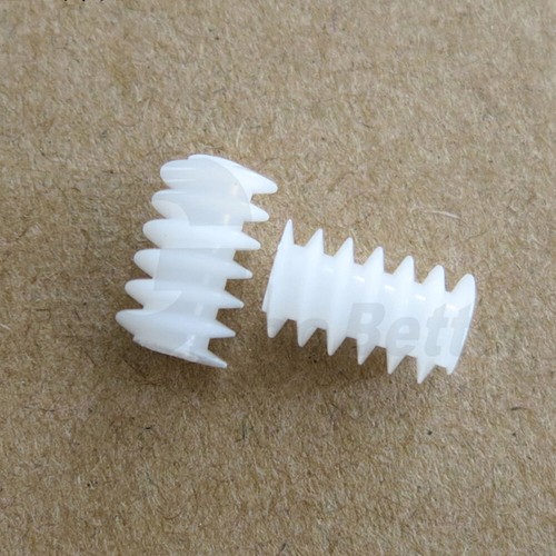 6x10mm Module 0.5 Plastic Worm Gear Drive for 2mm Electric Motor Shaft Model DIY - Picture 2 of 6
