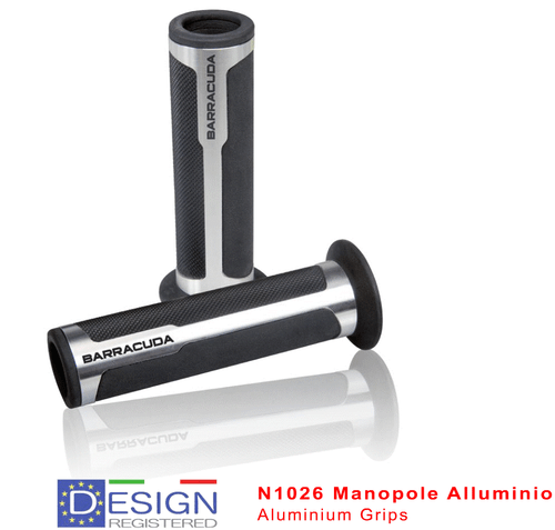 BARRACUDA knobs RACE SILVER 120mm + Tiragas Husqvarna CR 50/65/125/250/360 - Picture 1 of 1