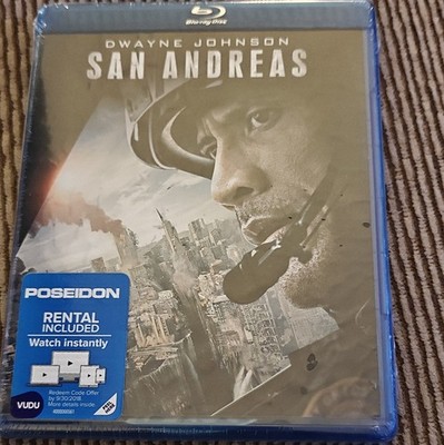 San Andreas Blu-ray Commentary Deleted Scenes PG-13 2015 114m Dwayne Johnson