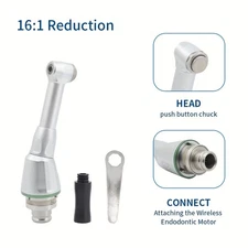 16:1 Contra Angle MINI Head Dental Endodontics Motor Handpiece Rotary Head