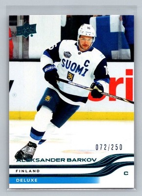 2025-26 Upper Deck Extended - Aleksander Barkov #663 - Team Finland Deluxe /250
