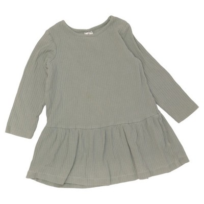 H&M Basic, Kleid, Größe: 86, Grün, Baumwolle/Elasthan, Einfarbig #VuA