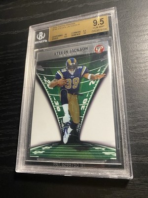 2004 Topps Pristine Steven Jackson Rookie refractor #146 /499 RC BGS 9.5