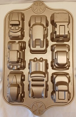 Nordic Ware Sweet Rides Classic Car Mini Cake Mold Pan Cast Aluminum  