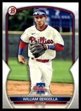 William Bergolla 2023 Bowman Prospects #BP67 Philadelphia Phillies 27998