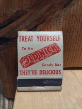PARTIAL Matchbook: OLD NICK CANDY BAR    B246