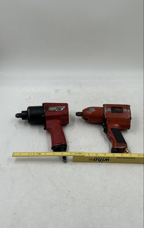 Earthquake Central Pneumatic High Speed 1/2" Air Impact Wrench Gun Lot Of 2
