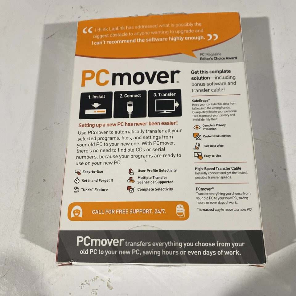 LapLink PCMover Ultimate SafeErase for Windows 8, 7, Vista, XP - Image 2 of 2