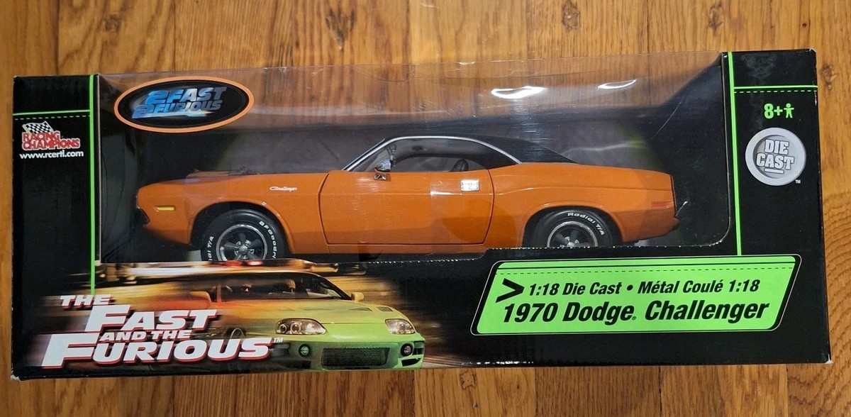 Fast And Furious 1970 Dodge Challenger 1:18 Scale Diecast Racing