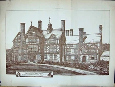 Old Builder 1884 Bedstone Court Salop Henry Ripley Thomas Harris Arch 19th