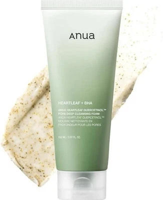 ANUA Heartleaf Quercetinol Pore Deep Cleansing Foam – Deep Pore Cleanser 150ml