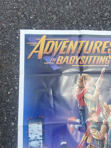 Póster original de la película Adventures in Babysitting 1987 ENVÍO GRATUITO - Imagen 2 de 7