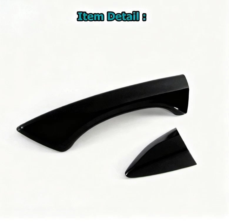 Set Glossy Pure Piano Black Cover Trim For 2009-2014 Acura TSX Side Door Handle Foto 3 de 4