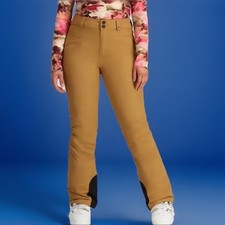  169 Obermeyer Women  s Thermal Malta Snow Pants Cortado Tan Brown Size 10 NWT