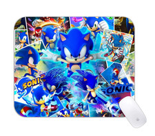 Fast Cartoon Hedgehog Sonic Gaming Desk Mat Colorful Office Pad
