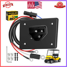 Golf Cart 48V Charger Receptacle Fits EZGO RXV, EZGO Charging Port with Wires, O