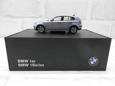 Mini car 1/43 BMW 1 series 1er 1Series hatchback light blue dealer genuine