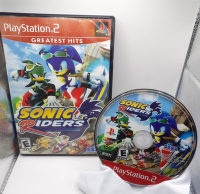 Sonic Riders PS2 Greatest Hits Disc Tested Working No Manual
