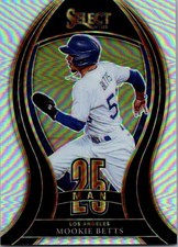 2021 Panini Select #25M-8 Mookie Betts 25-Man Holo Prizm