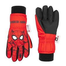 Spiderman Snow Gloves for Kids, Spider Man Glove 4-10 Years Spiderman Red