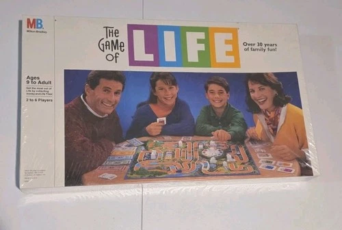 Vtg 1991 Game of Life Milton Bradley Family Game Night Board Game New Sealed