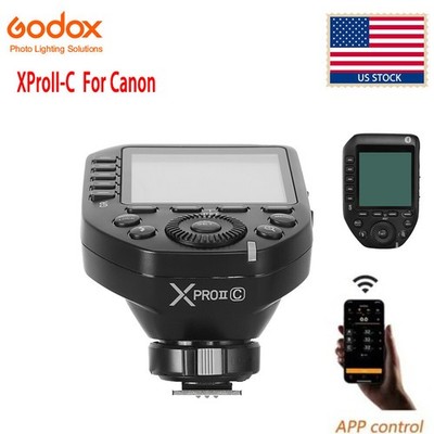US Godox XProII-C XPro II 2.4G TTL 1/8000s Flash Trigger Transmitter for Canon