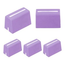 Universal Fader Knobs Purple Mixer Fader Caps Rubber for DJ Console 5Pcs